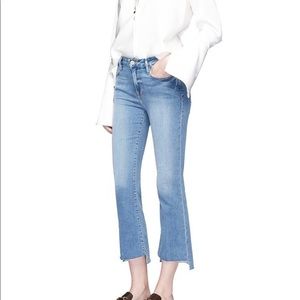 Frame Le Crop Mini Boot Flare Light Wash
